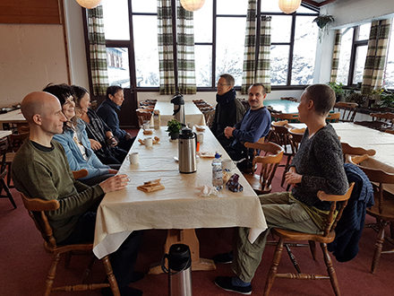 2017 Höstkurs Bergen, fikastund