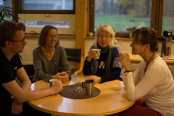 Photo from the Autumn course in Karis, Finland 2017