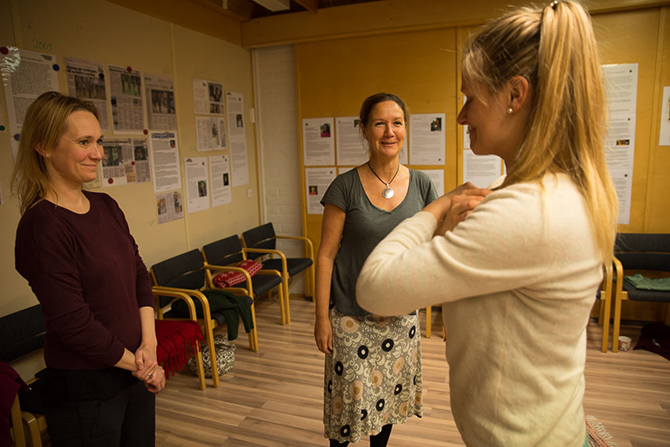 Photo from the Autumn course in Karis, Finland 2017