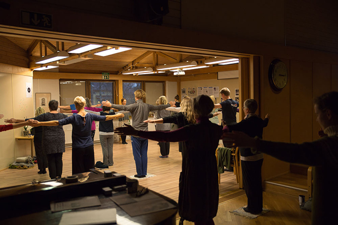 Photo from the Autumn course in Karis, Finland 2017