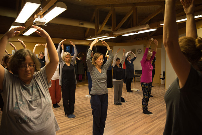 Photo from the Autumn course in Karis, Finland 2017