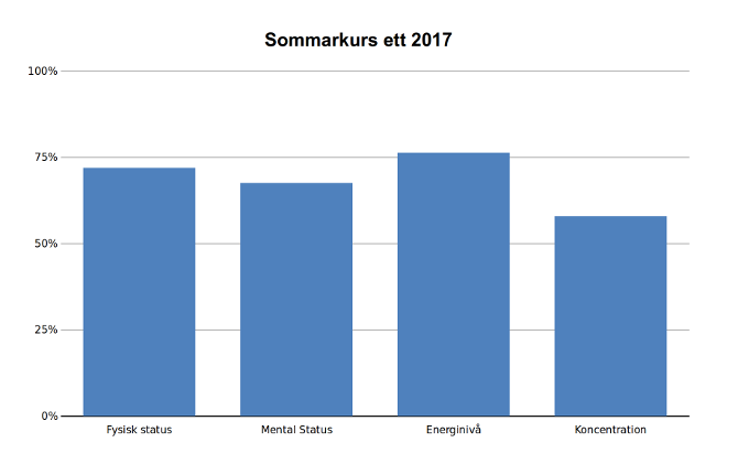 2017 sommarkurs resultat