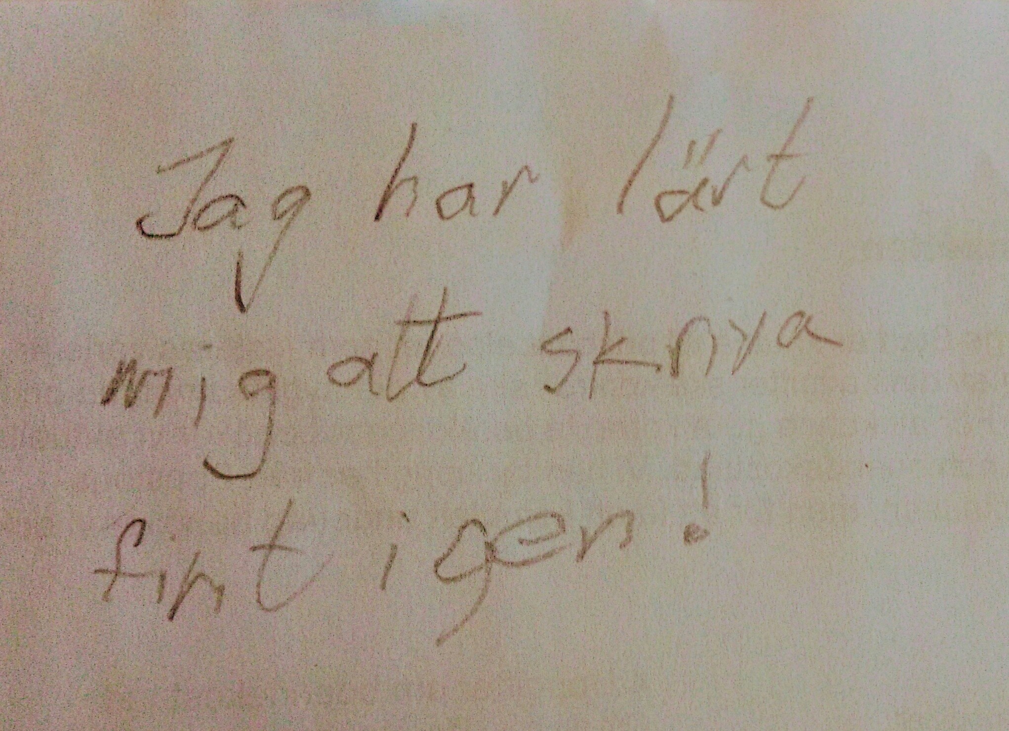 Foto Magnus Barse handstil