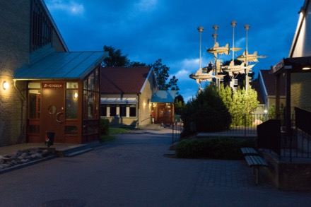 Nossebro skola at night 2015