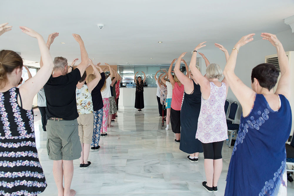 spanien 2018 hotell qigongtraning fatima traningsgrupp