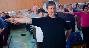 Training Shenxin Qigong at the Winter Course 2011 in Bollnäs