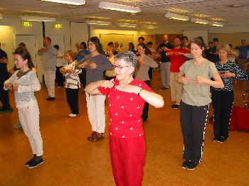 Träning under Vinterkursen 2006