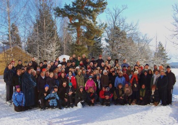 Participants in the winter course in Bollnäs 2011
