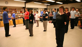 Practicing Shenxin Qigong