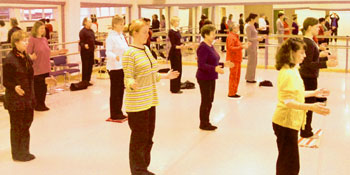 Practicing Shenxin in Mariehamn (Åland) 2007