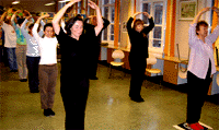 Träning av Shenxin Qigong i Oslo 2004-11-28