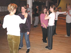 Korrigering av rörelser är ett viktigt led i träningen