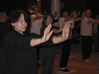 Lyft upp Qi under stor koncentration