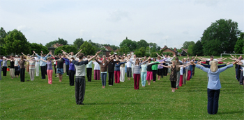 Outdoor training in Kvänum