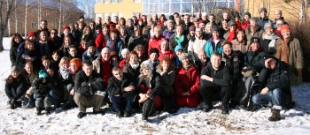 Group picture from the winter course 2008