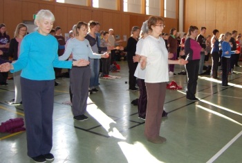 Practicing during the Winter Course 2010