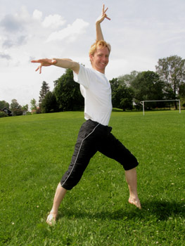 Patrick has become a better competition dancer with Qigong